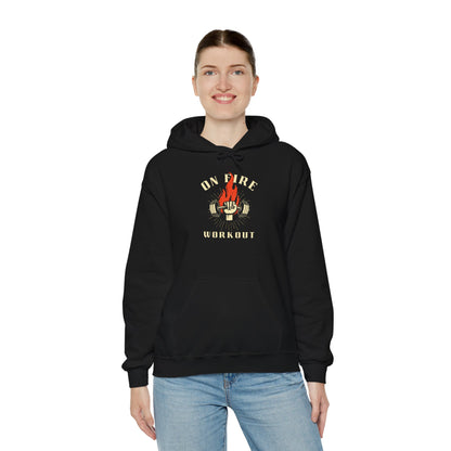 On Fire Workout Unisex Heavy Blend™ Hooded Sweatshirt