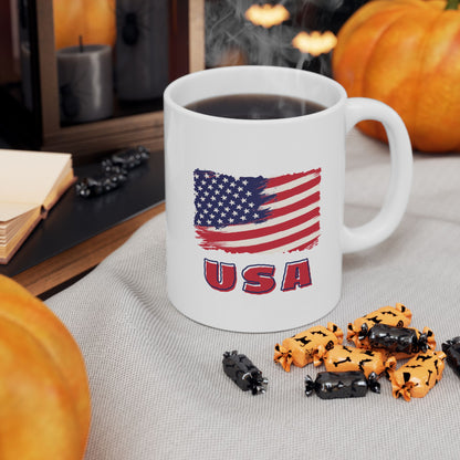 USA Ceramic Mug, (11oz, 15oz)