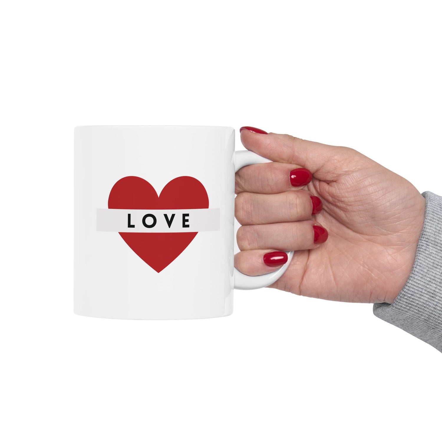 Love Ceramic Mug, (11oz, 15oz)