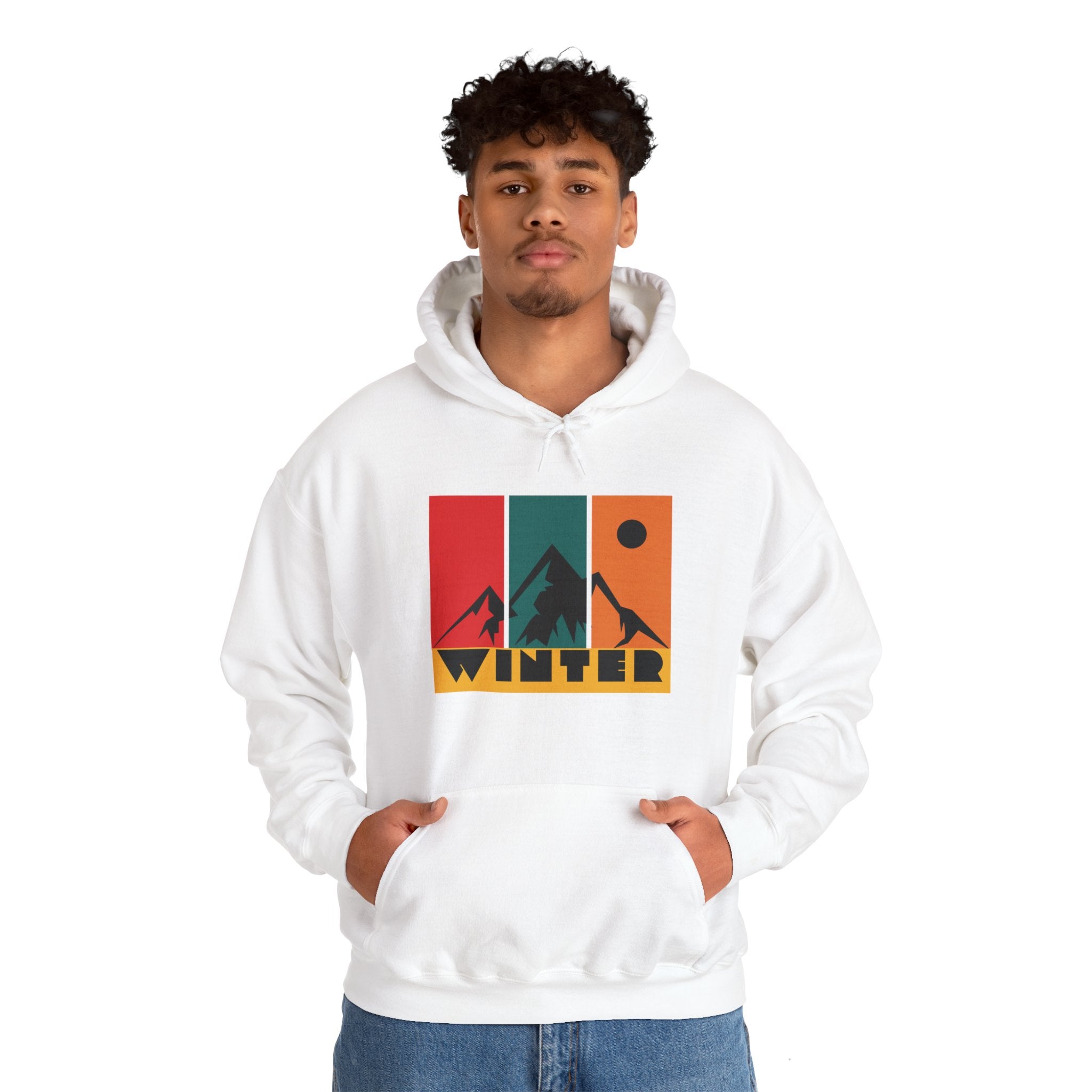 Winter Unisex Heavy Blend™ Hooded Sweatshirt