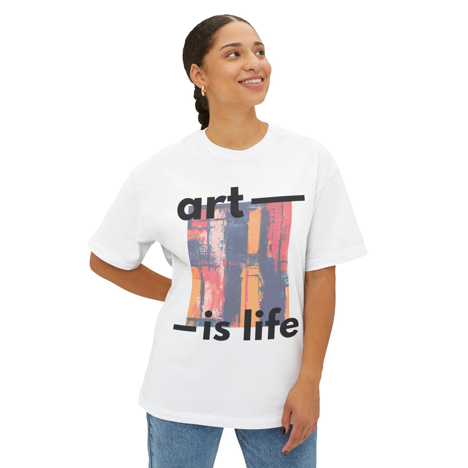 Art Unisex Oversized Boxy Tee