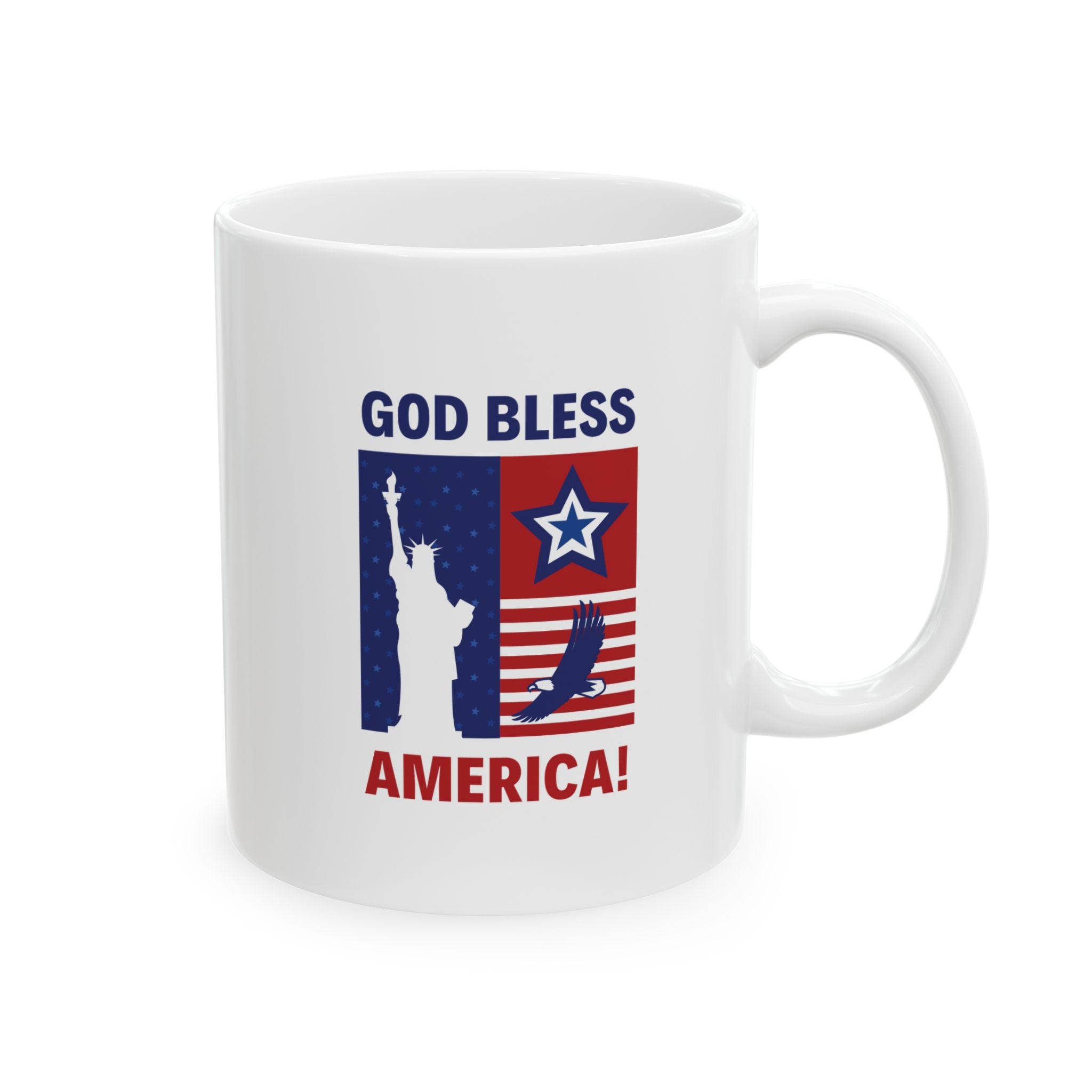 Bless America Ceramic Mug, (11oz, 15oz)