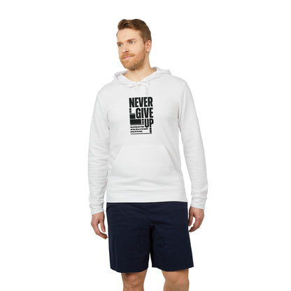 Never Give Up adidas Unisex Fleece Hoodie