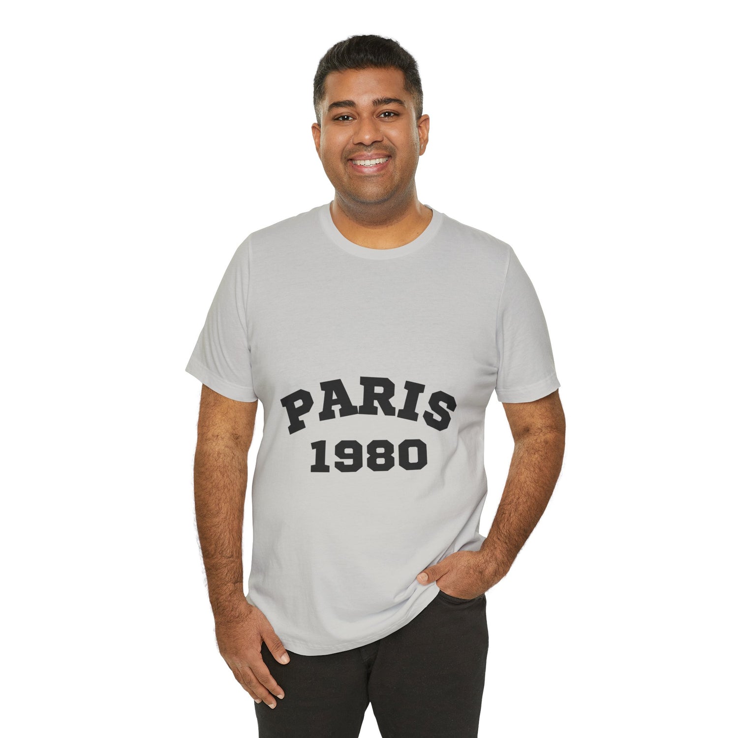 Paris 1980 Unisex Jersey Short Sleeve Tee