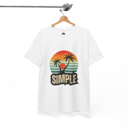 Simple Unisex Heavy Cotton Tee