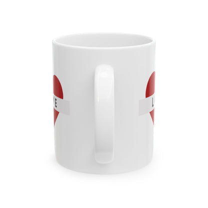 Love Ceramic Mug, (11oz, 15oz)