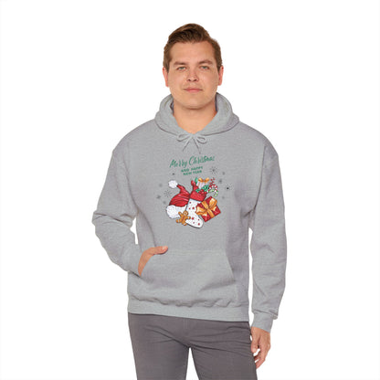 Merry Christmas Unisex Heavy Blend™ Hooded Sweatshirt