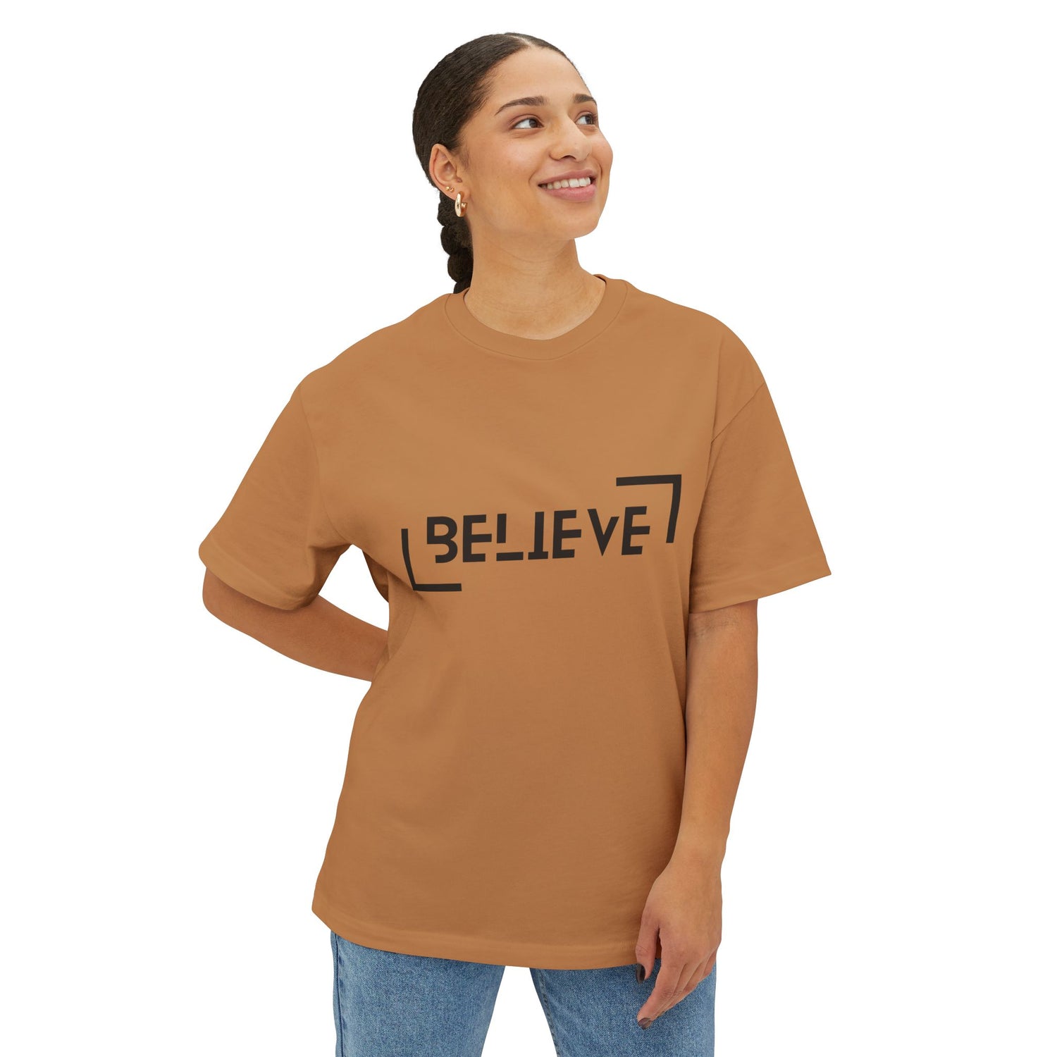 Believe Unisex Oversized Boxy Tee