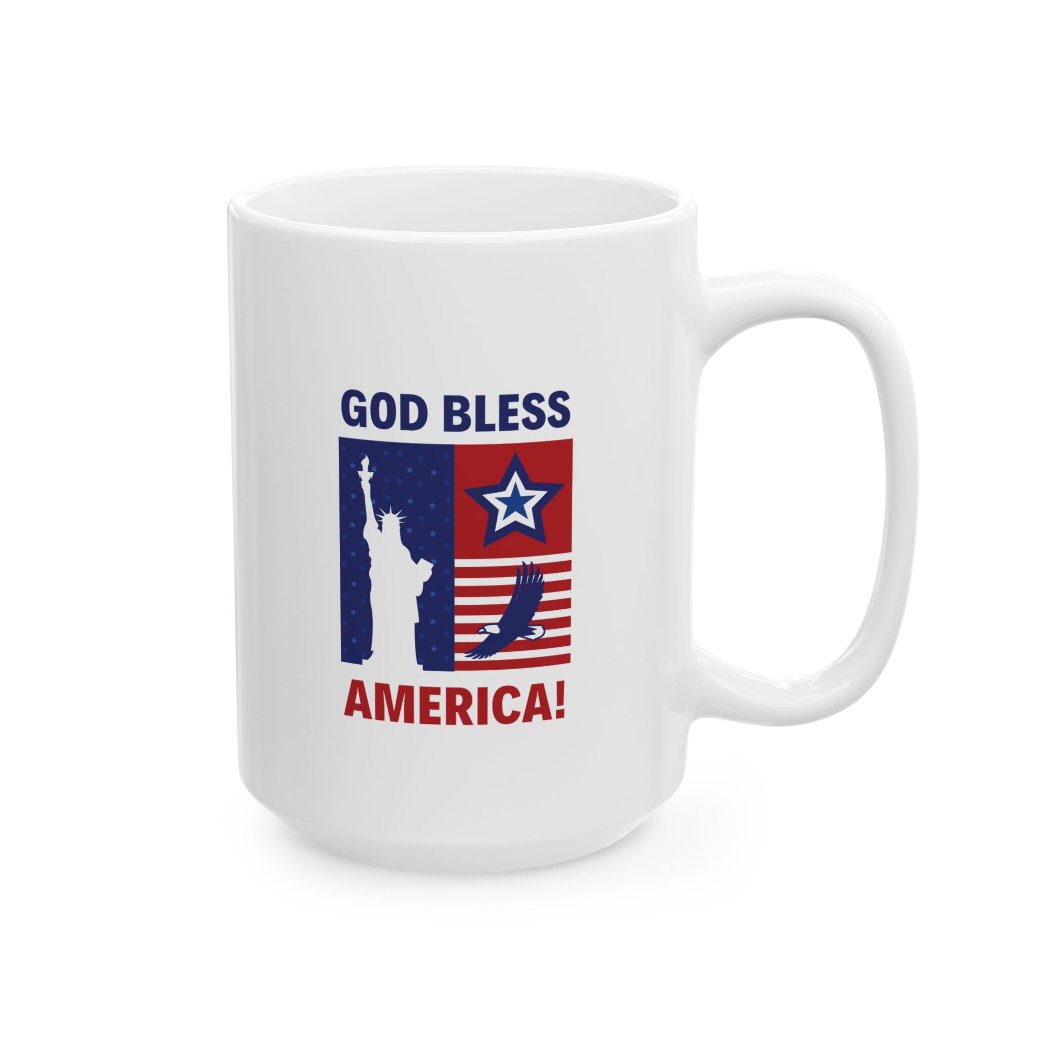 Bless America Ceramic Mug, (11oz, 15oz)