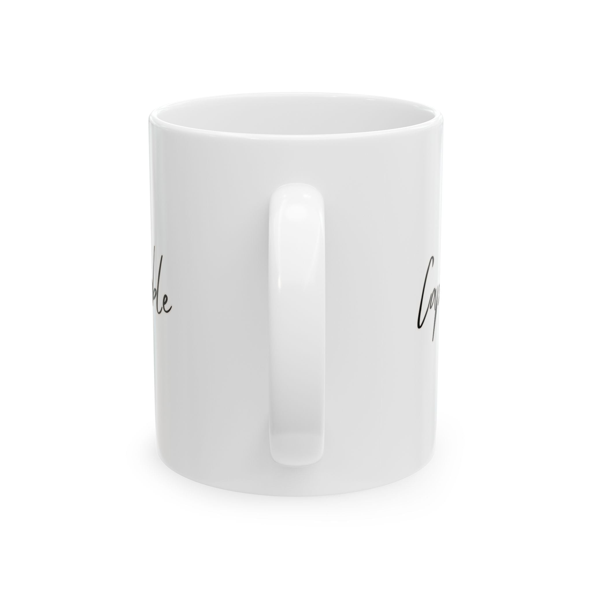 Capable Ceramic Mug, (11oz, 15oz)