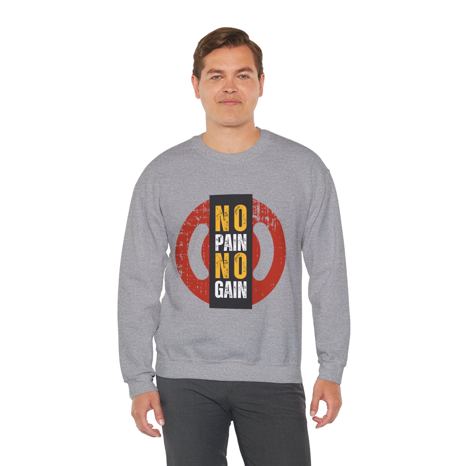 No Pain No Gain Unisex Heavy Blend™ Crewneck Sweatshirt