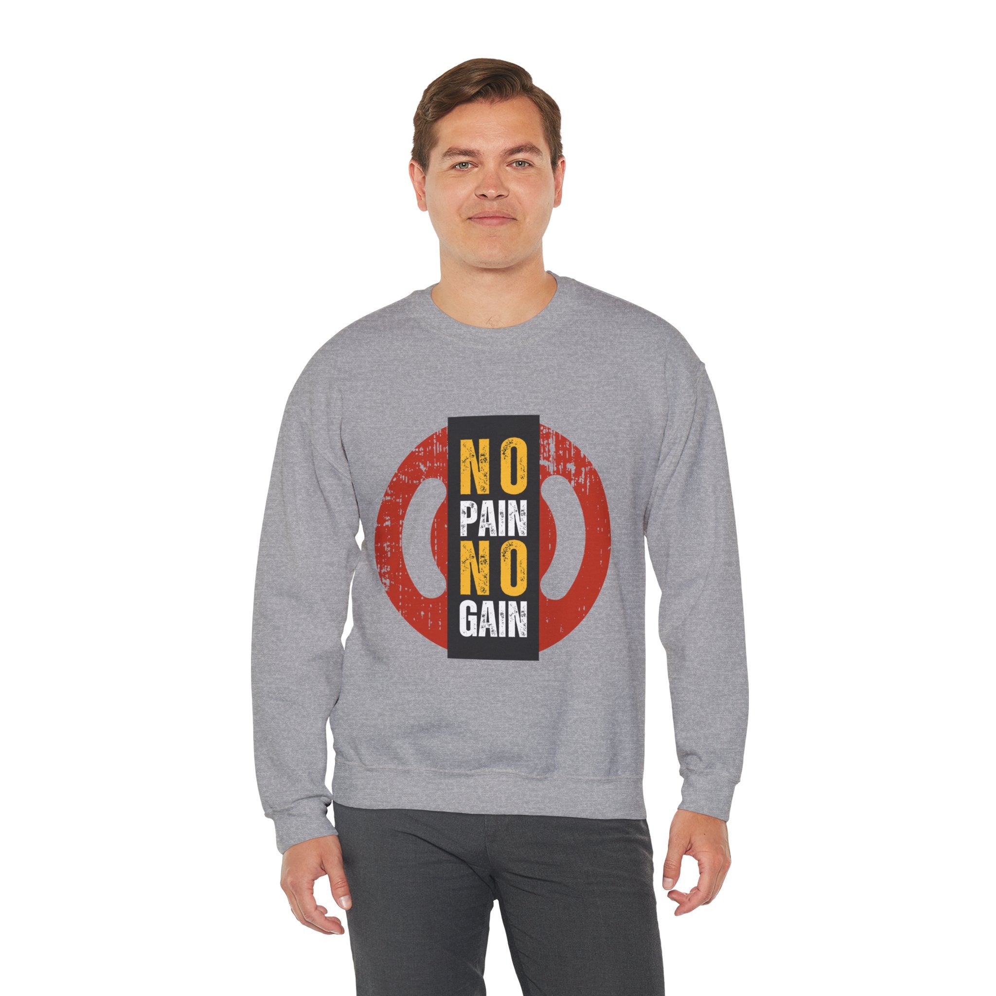 No Pain No Gain Unisex Heavy Blend™ Crewneck Sweatshirt