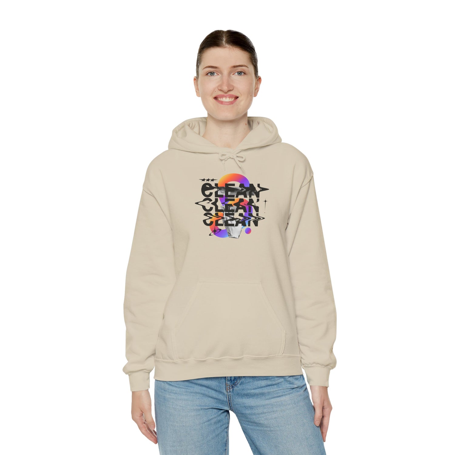 Clean Unisex Heavy Blend™ Hooded Sweatshirt