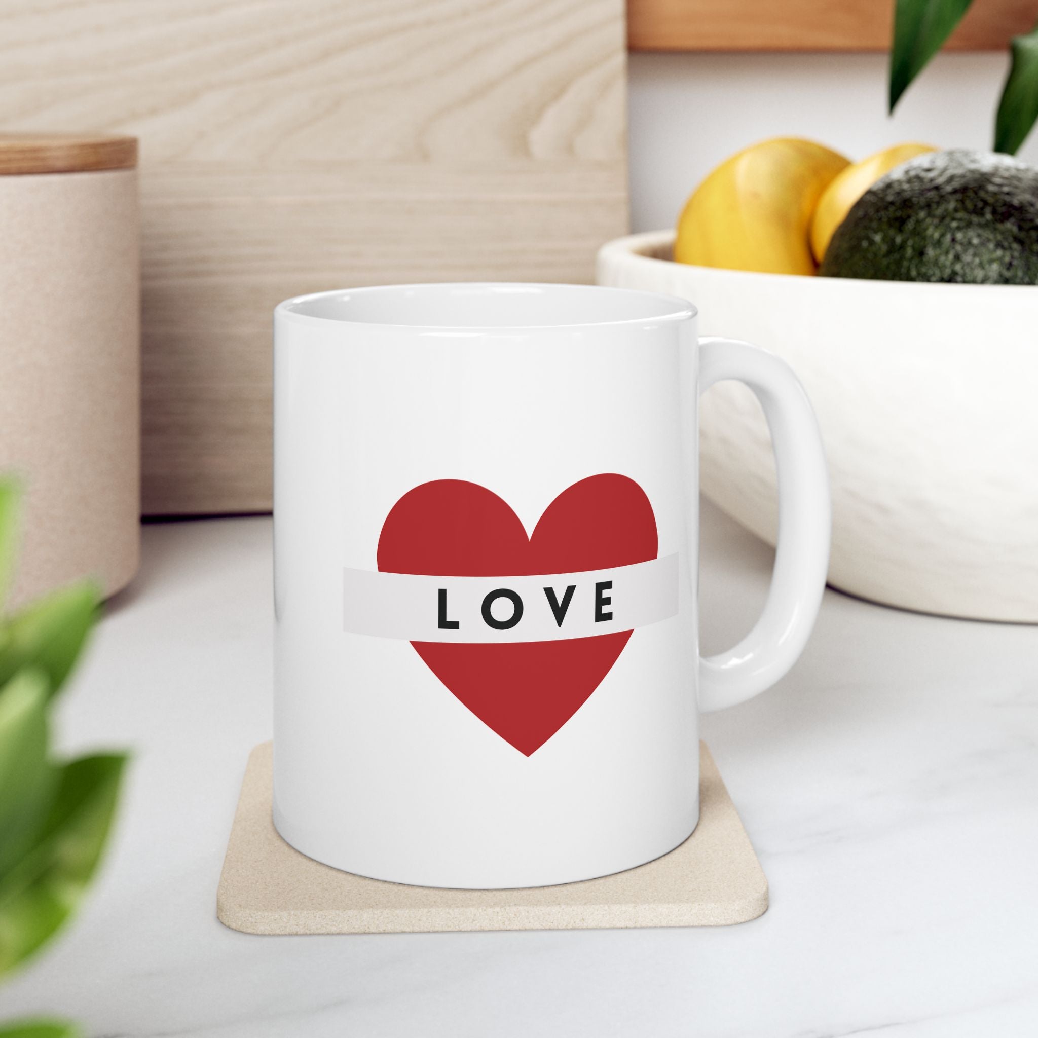 Love Ceramic Mug, (11oz, 15oz)