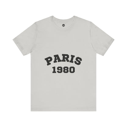 Paris 1980 Unisex Jersey Short Sleeve Tee