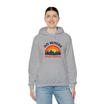 Go Alive Unisex Heavy Blend™ Hooded Sweatshirt