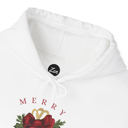 Merry Christmas III Unisex Heavy Blend™ Hooded Sweatshirt