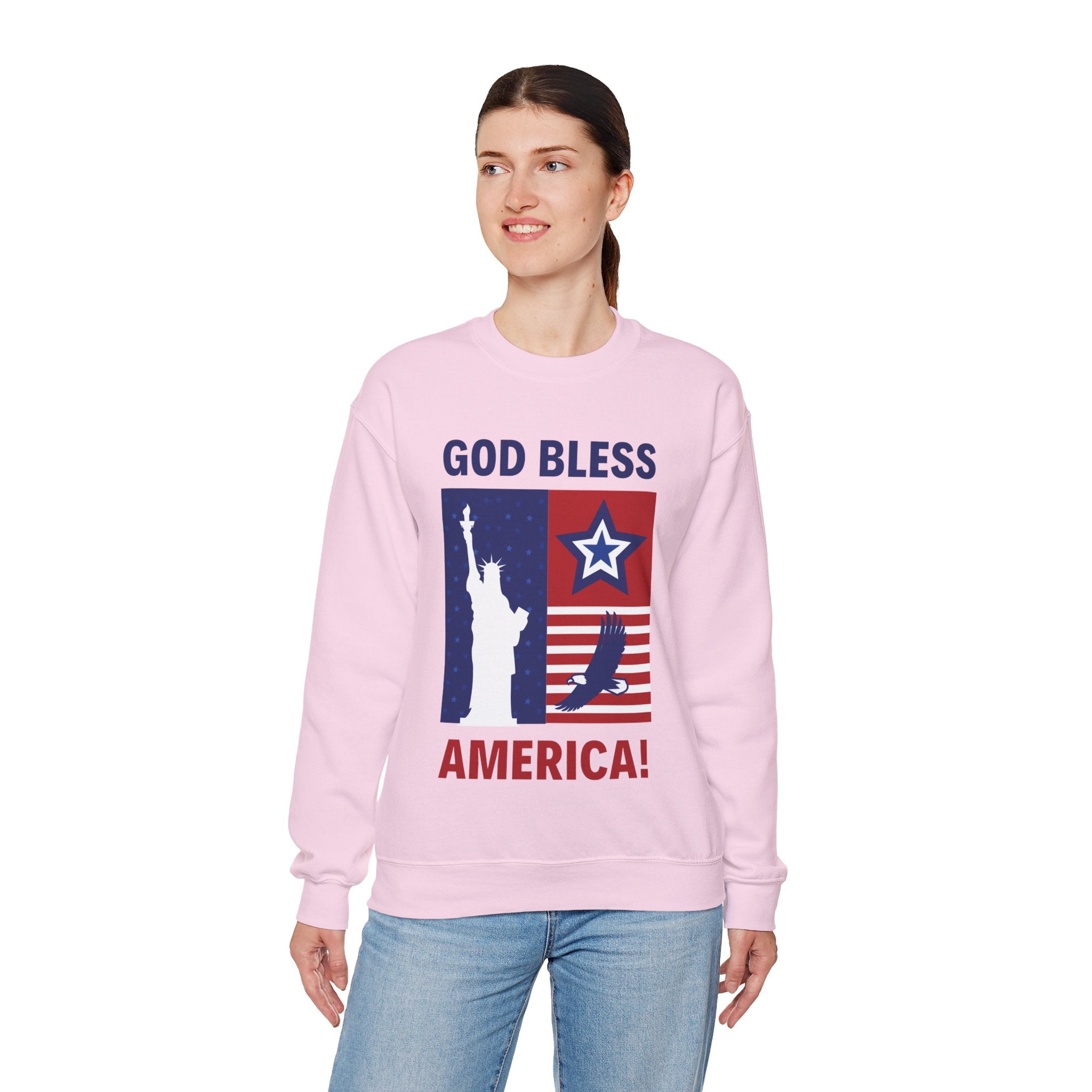 Bless America Unisex Heavy Blend™ Crewneck Sweatshirt