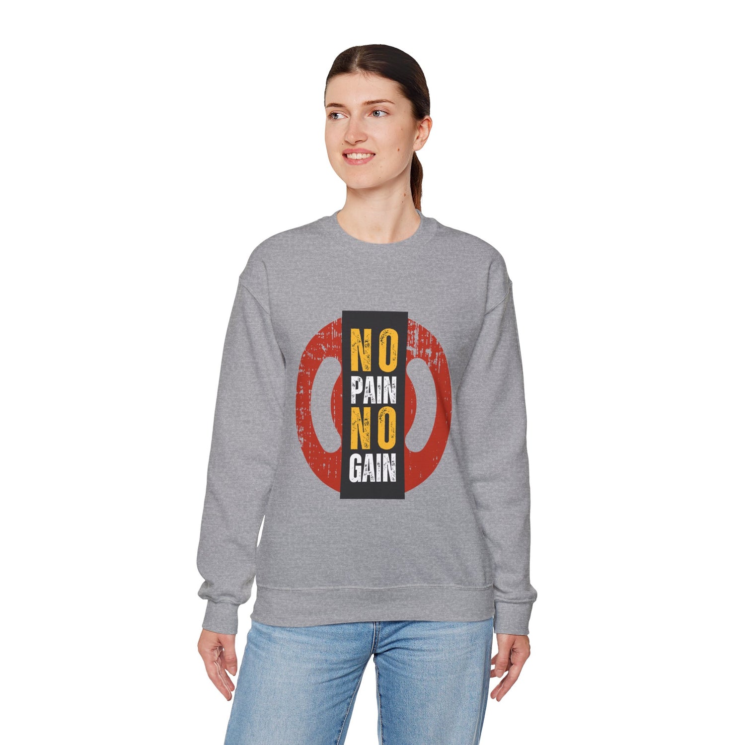 No Pain No Gain Unisex Heavy Blend™ Crewneck Sweatshirt