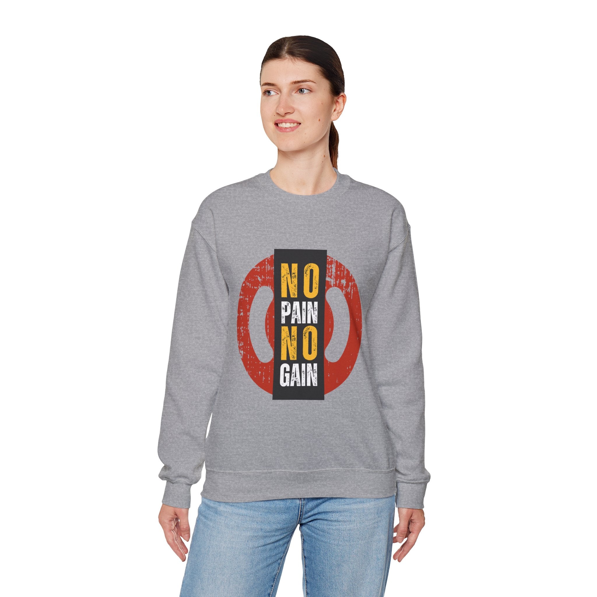 No Pain No Gain Unisex Heavy Blend™ Crewneck Sweatshirt