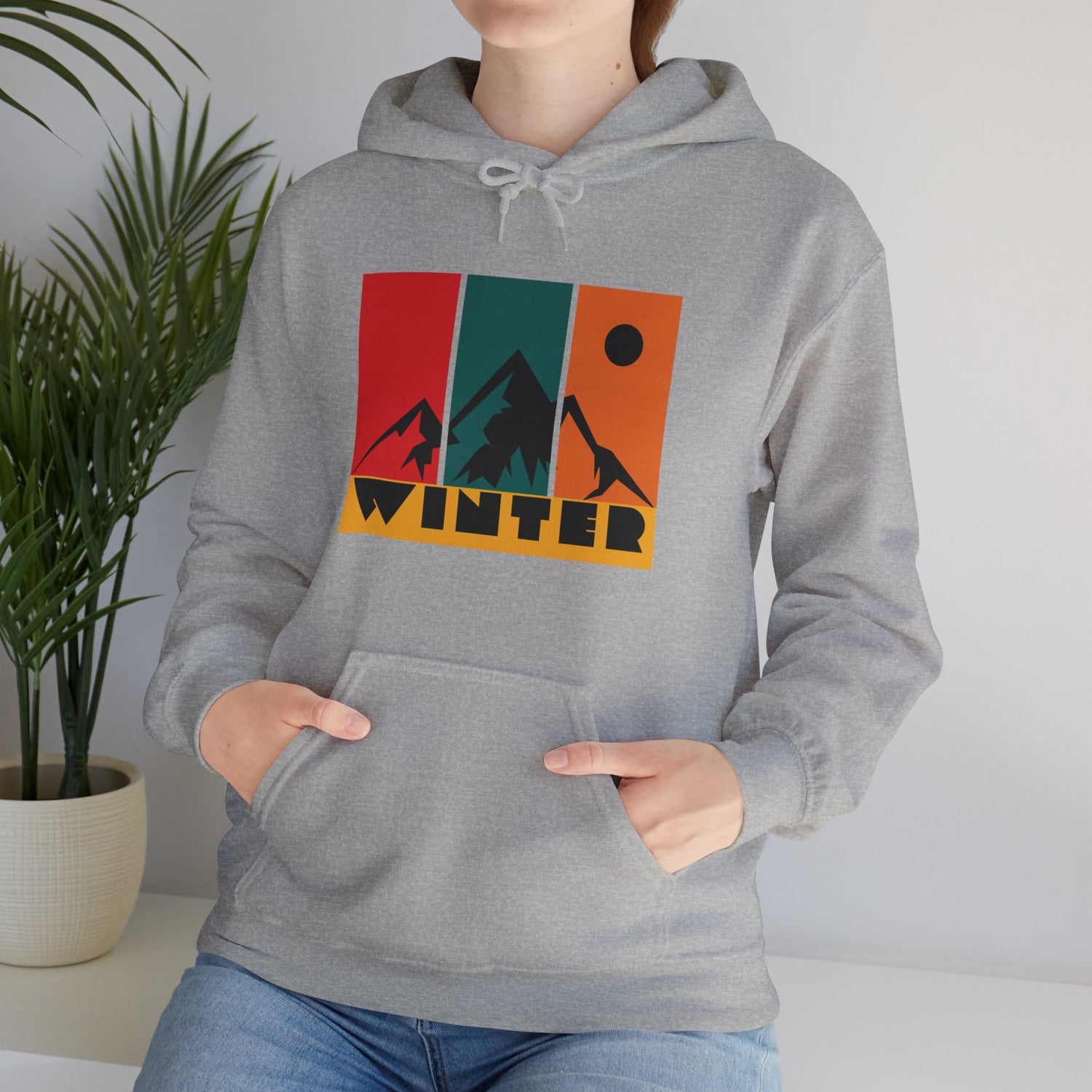 Winter Unisex Heavy Blend™ Hooded Sweatshirt