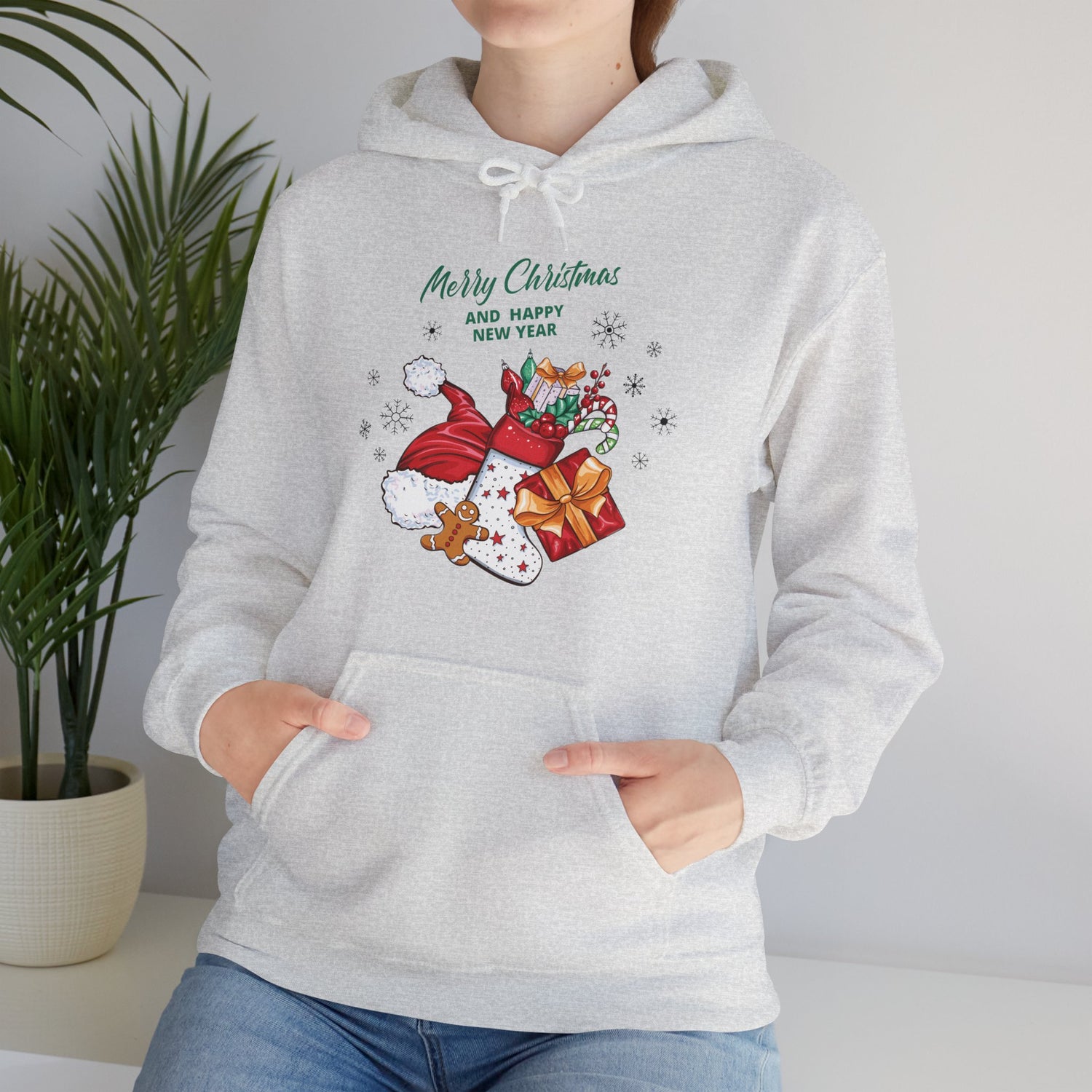 Merry Christmas Unisex Heavy Blend™ Hooded Sweatshirt