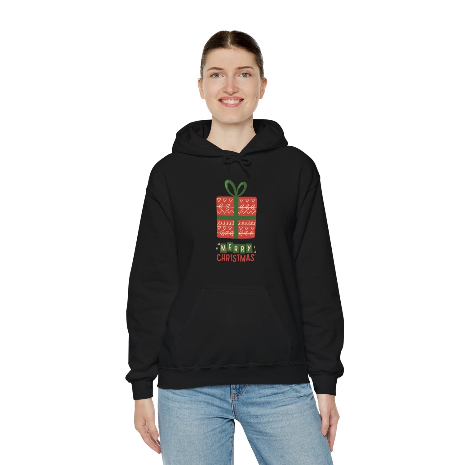 Merry Christmas II Unisex Heavy Blend™ Hooded Sweatshirt