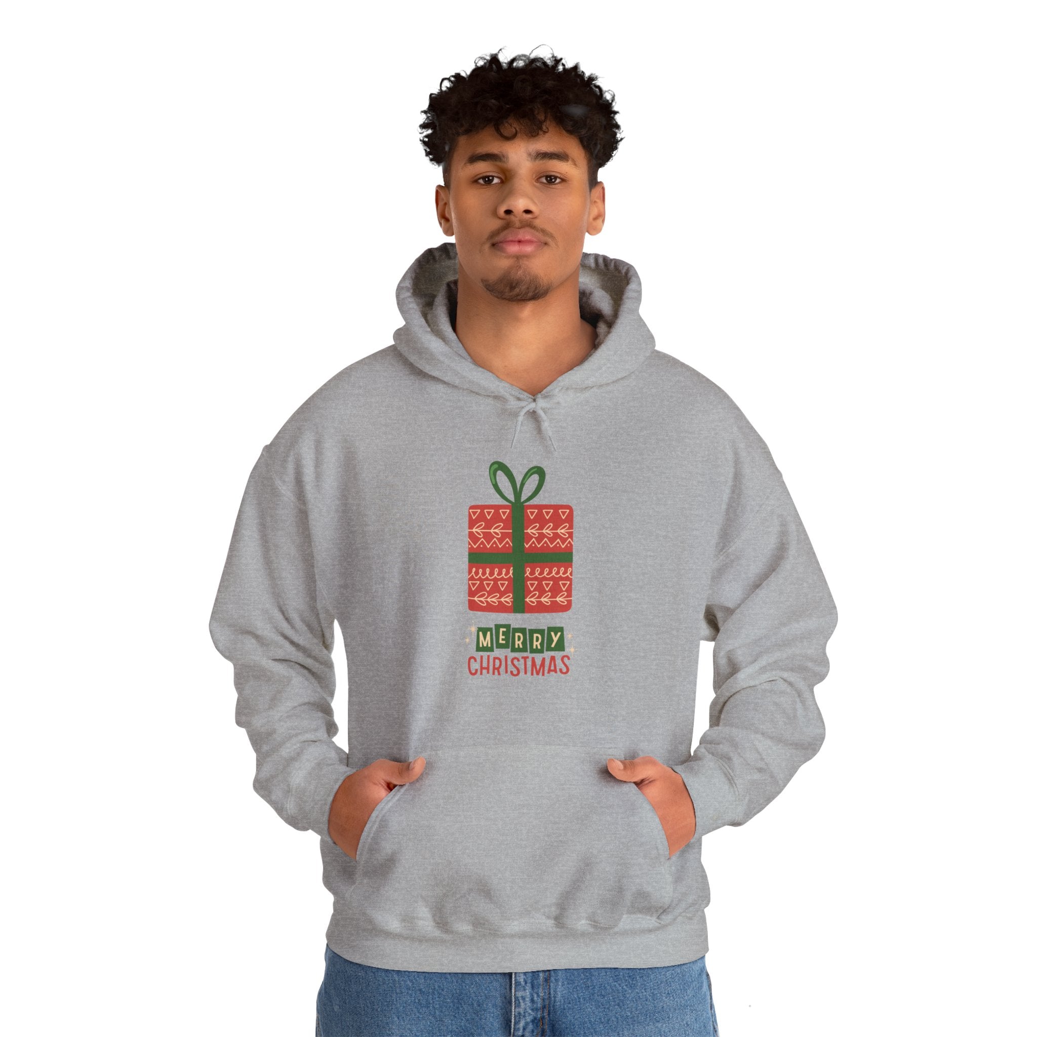 Merry Christmas II Unisex Heavy Blend™ Hooded Sweatshirt