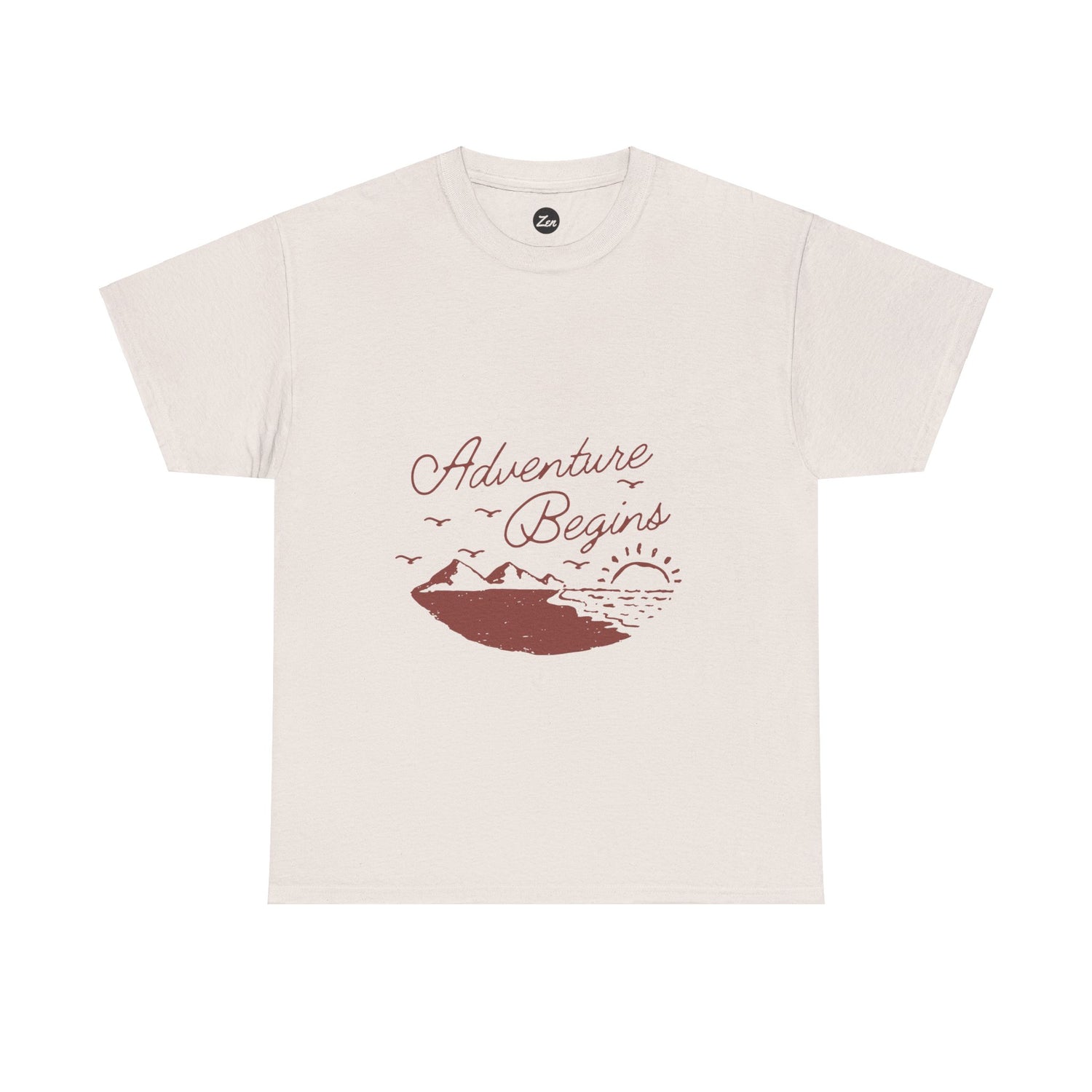 Adventure Begins Unisex Heavy Cotton Tee