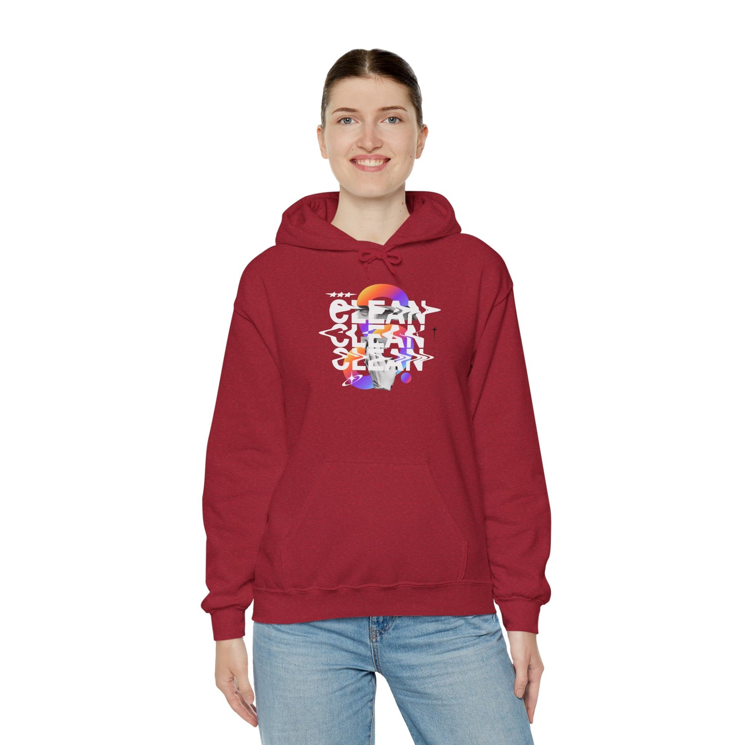 Clean Unisex Heavy Blend™ Hooded Sweatshirt