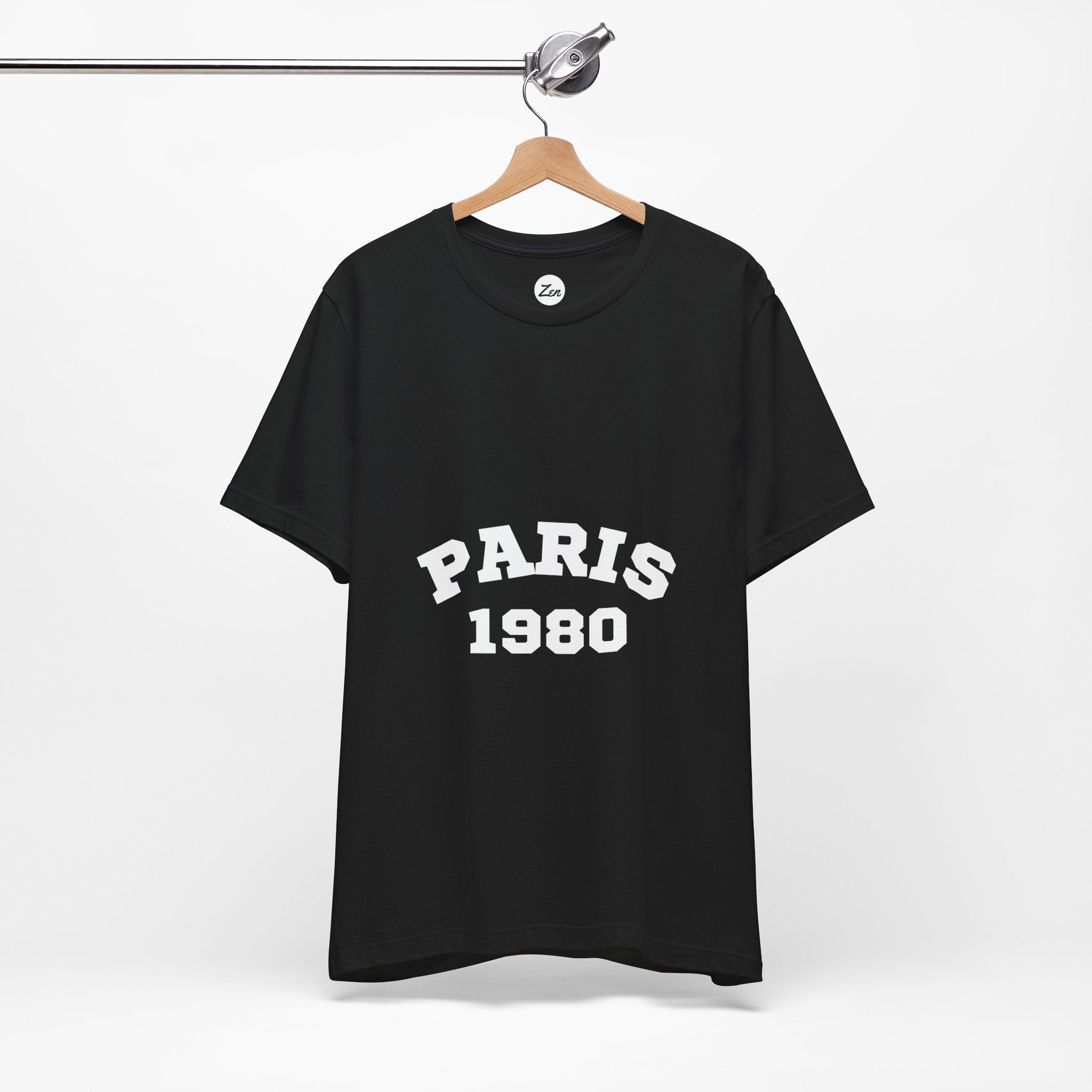 Paris 1980 Unisex Jersey Short Sleeve Tee