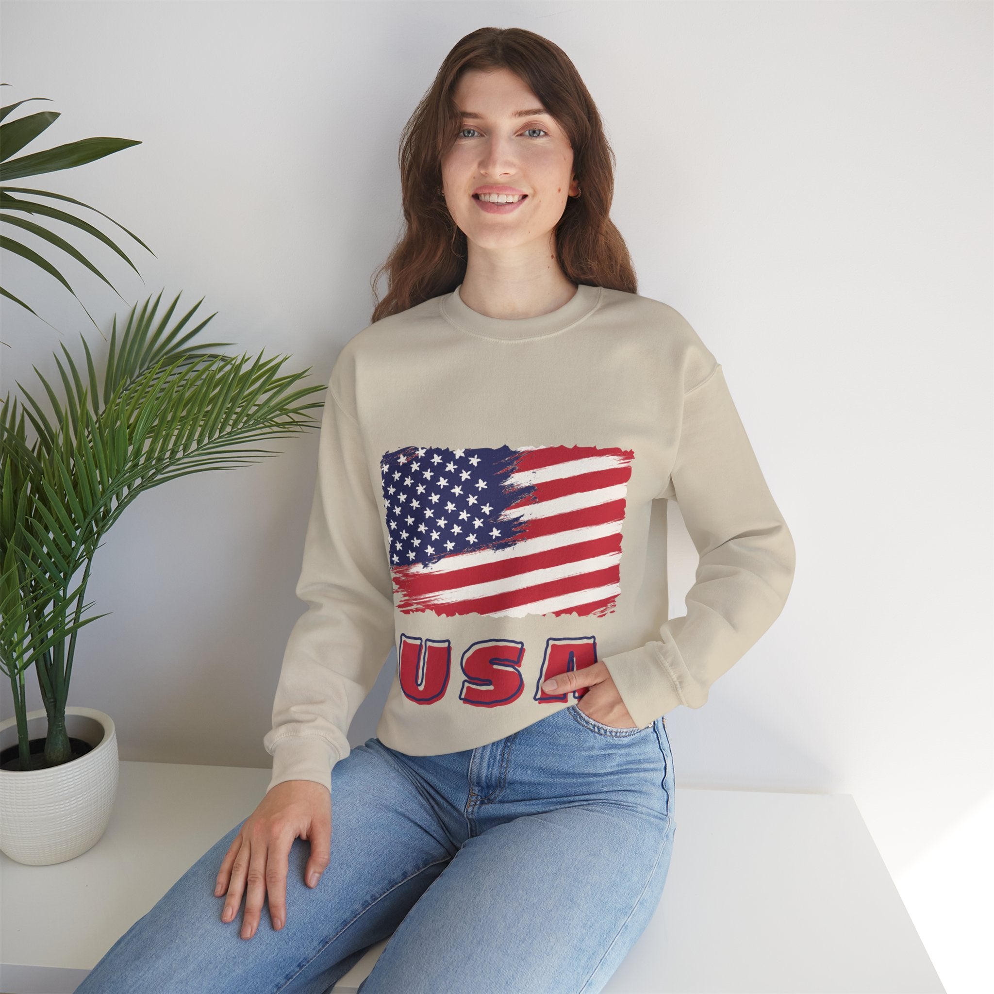 USA Unisex Heavy Blend™ Crewneck Sweatshirt