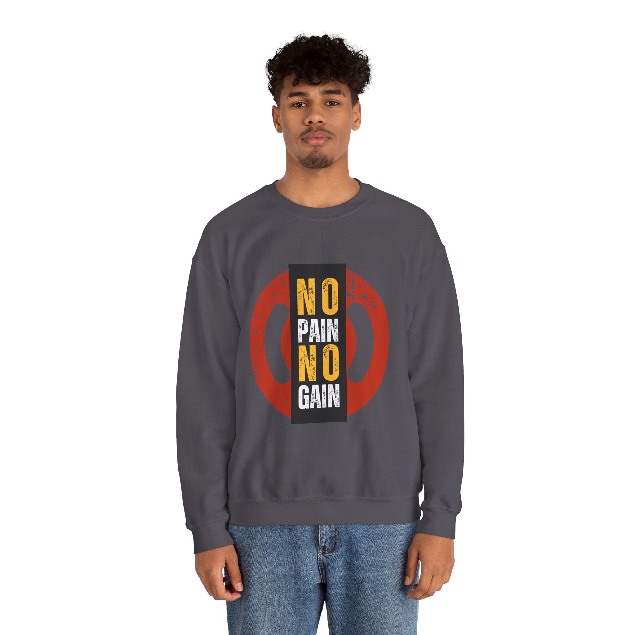 No Pain No Gain Unisex Heavy Blend™ Crewneck Sweatshirt