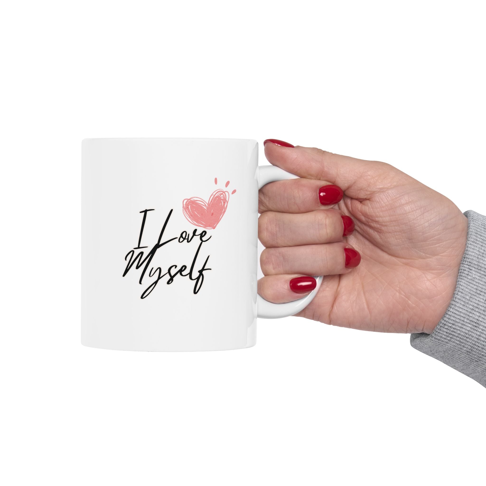 I Love Myself Ceramic Mug, (11oz, 15oz)