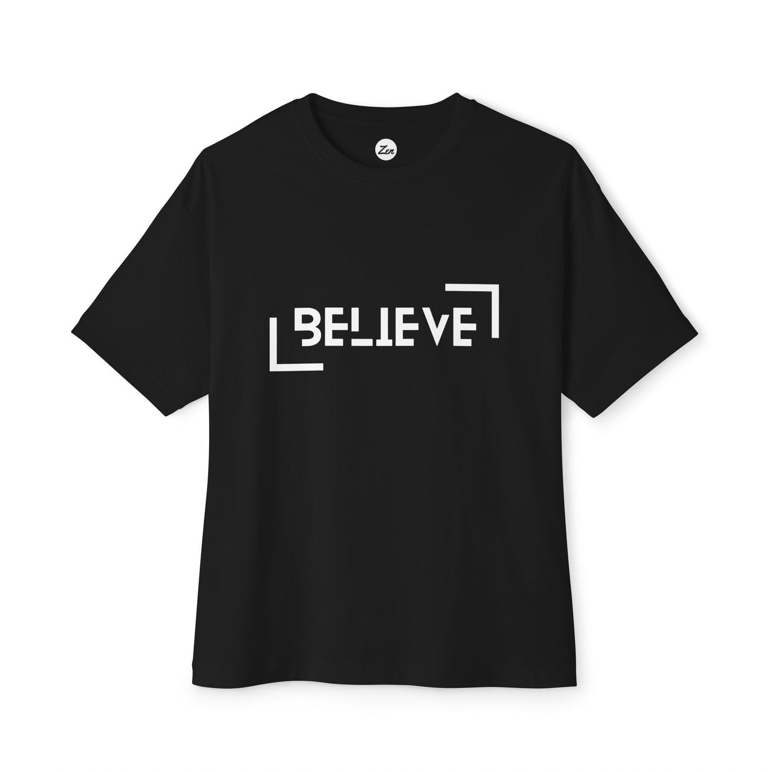 Believe Unisex Oversized Boxy Tee