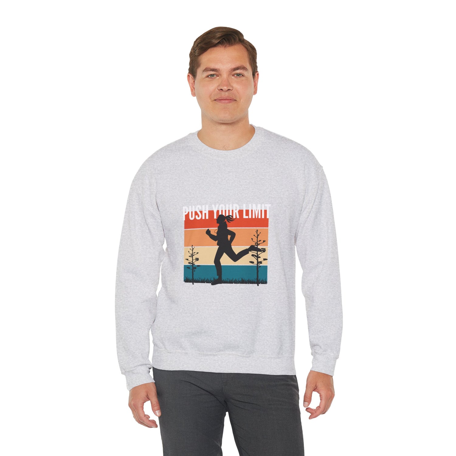 Push Your Limit Unisex Heavy Blend™ Crewneck Sweatshirt