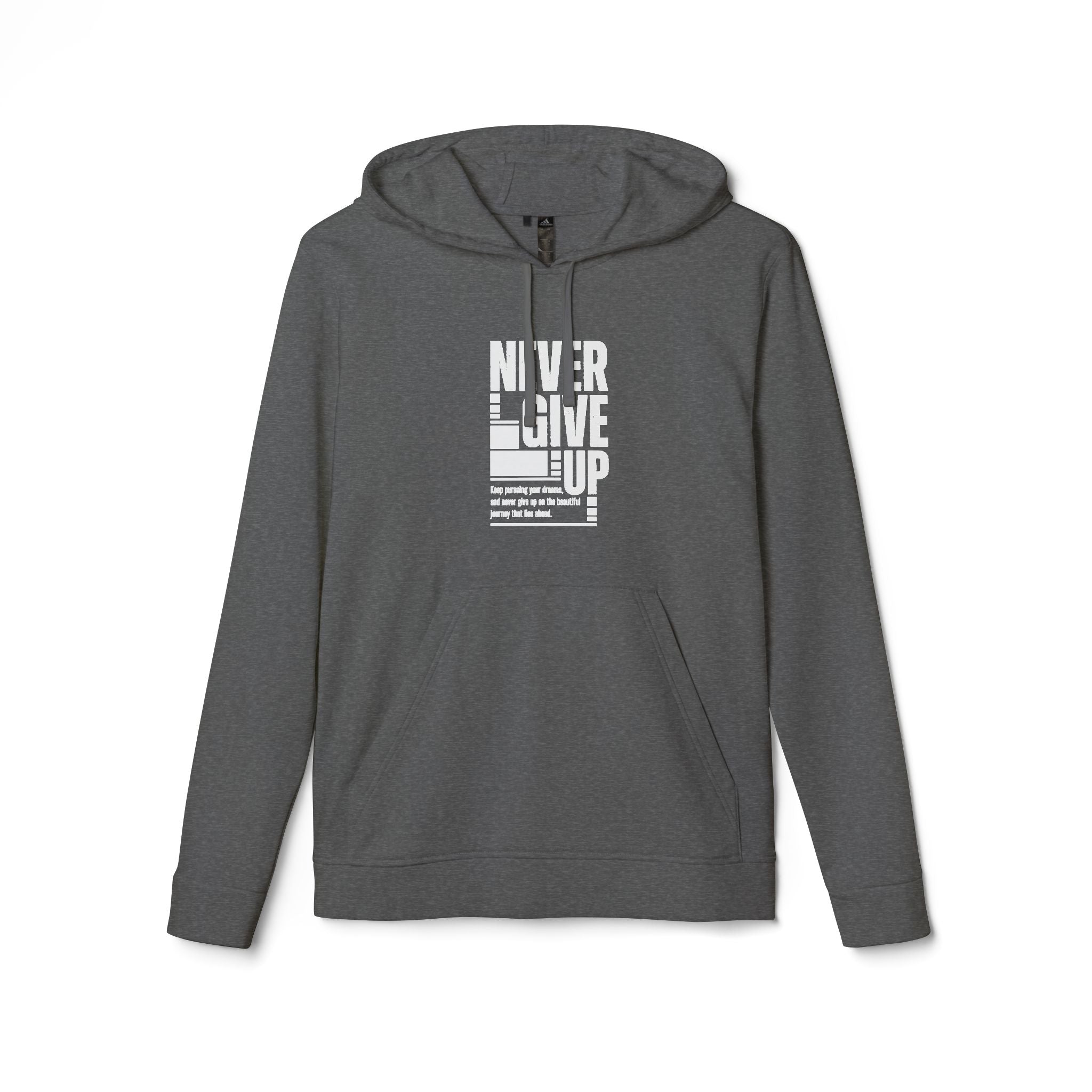 Never Give Up adidas Unisex Fleece Hoodie