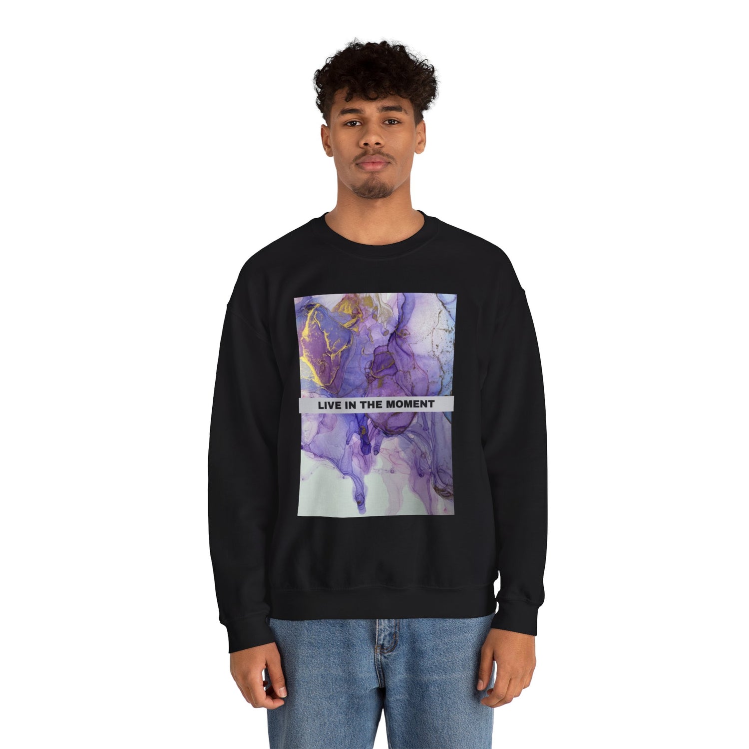 Live in the Moment Unisex Heavy Blend™ Crewneck Sweatshirt