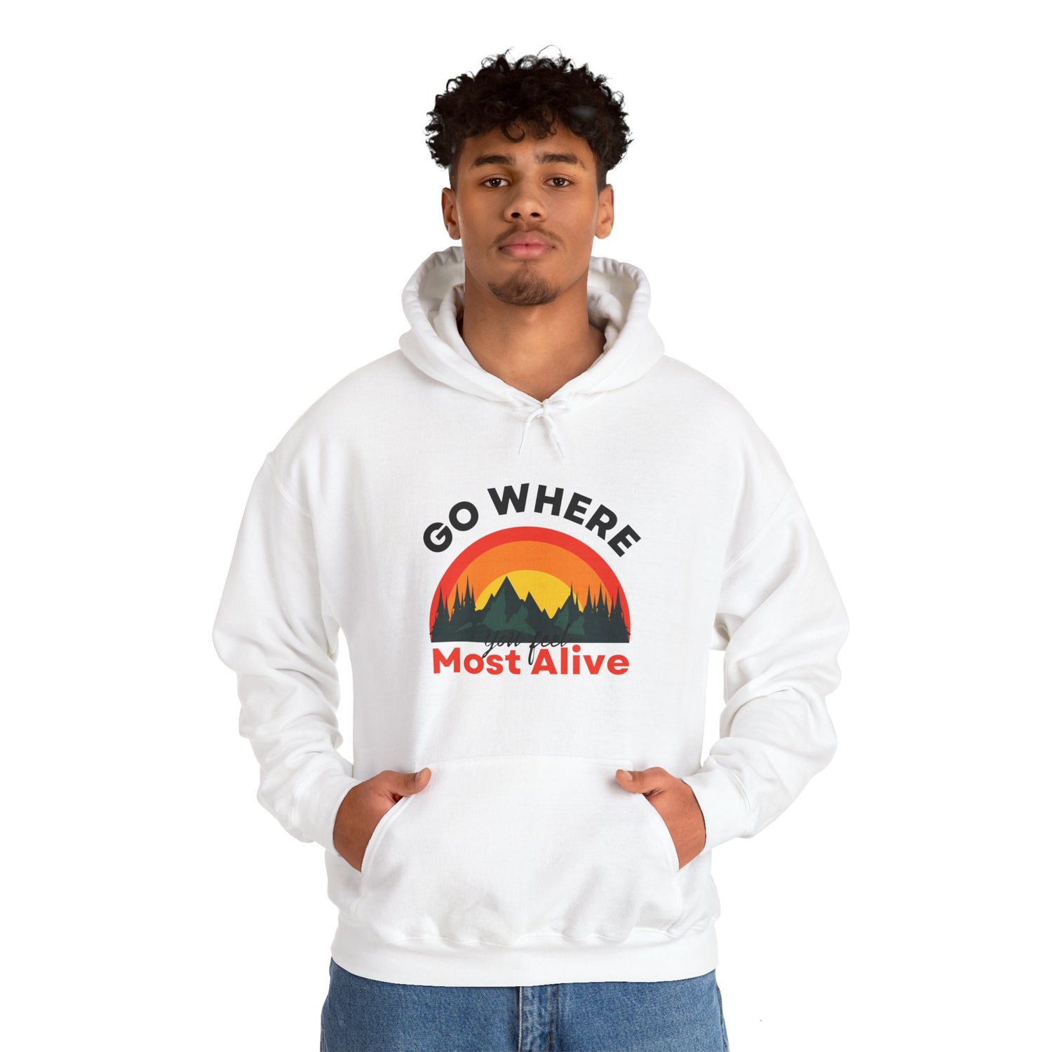 Go Alive Unisex Heavy Blend™ Hooded Sweatshirt