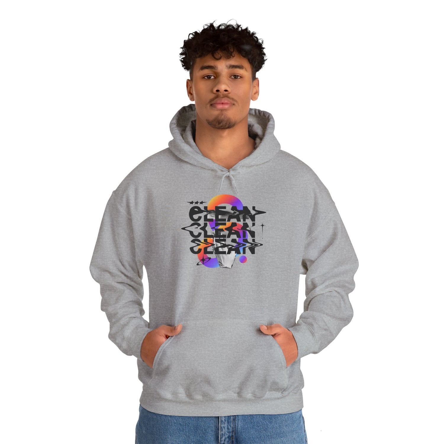 Clean Unisex Heavy Blend™ Hooded Sweatshirt