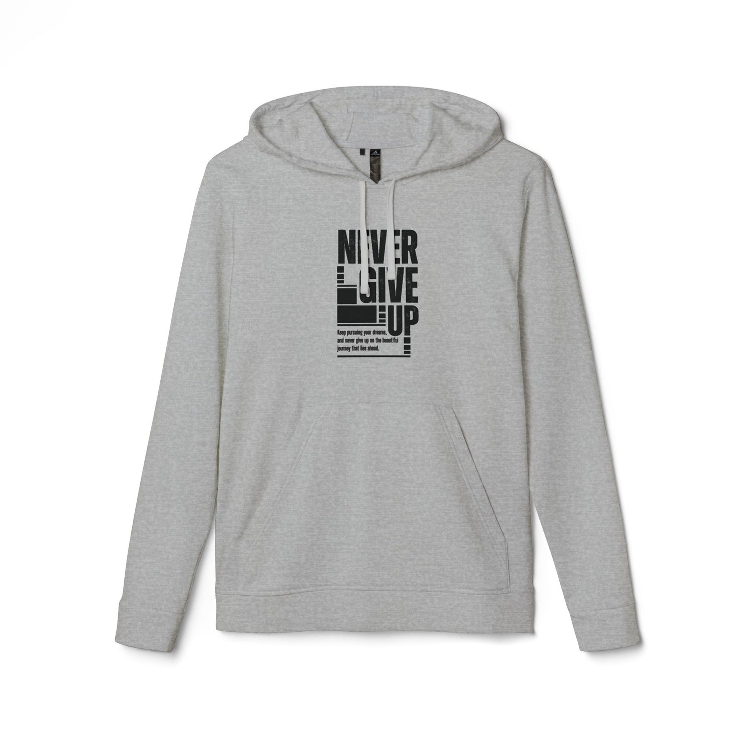 Never Give Up adidas Unisex Fleece Hoodie