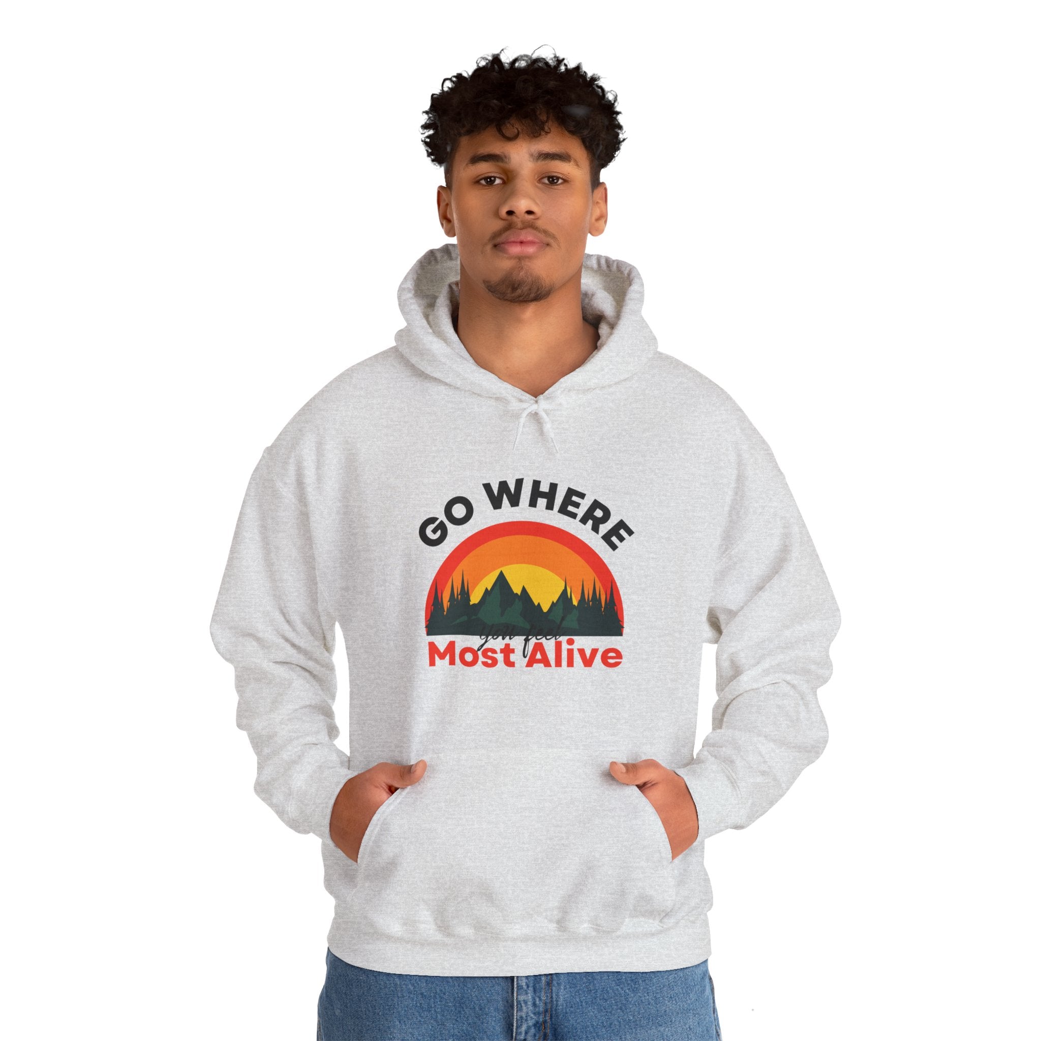 Go Alive Unisex Heavy Blend™ Hooded Sweatshirt