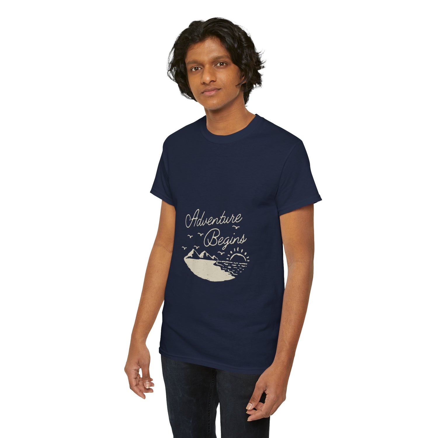 Adventure Begins Unisex Heavy Cotton Tee