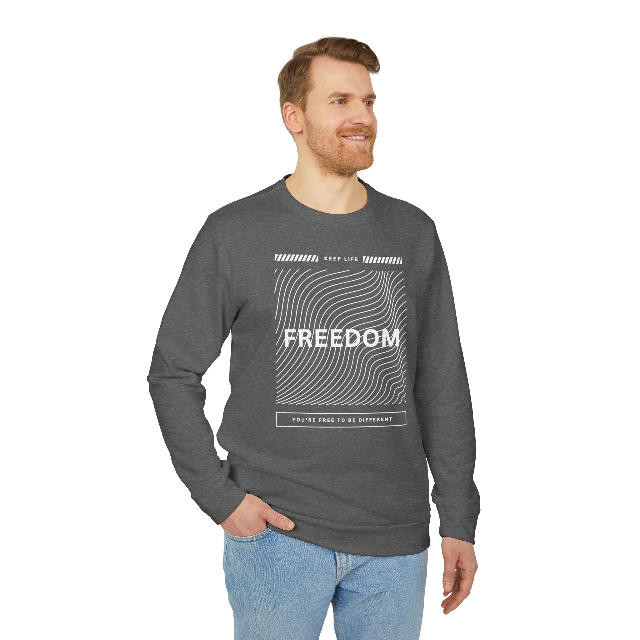 Freedom adidas Unisex Fleece Crewneck Sweatshirt