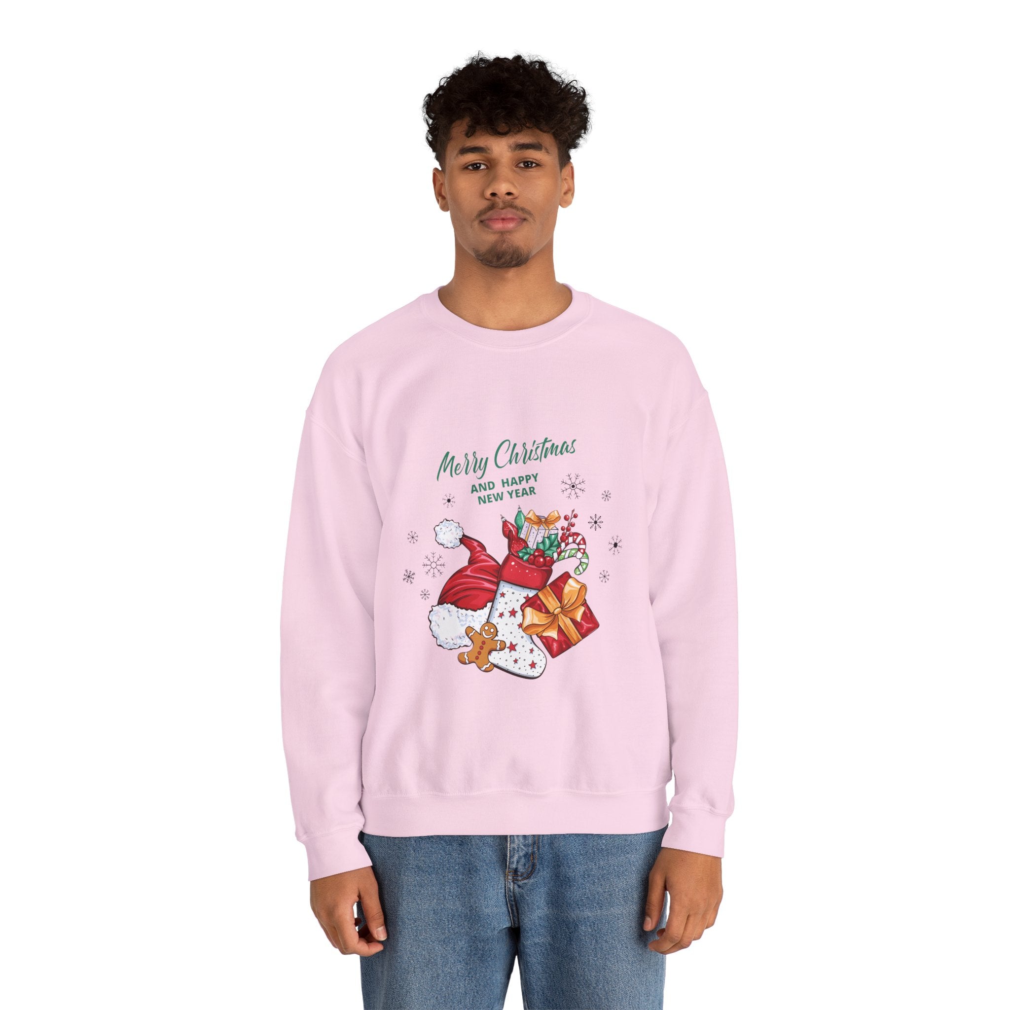 Merry Christmas Unisex Heavy Blend™ Crewneck Sweatshirt