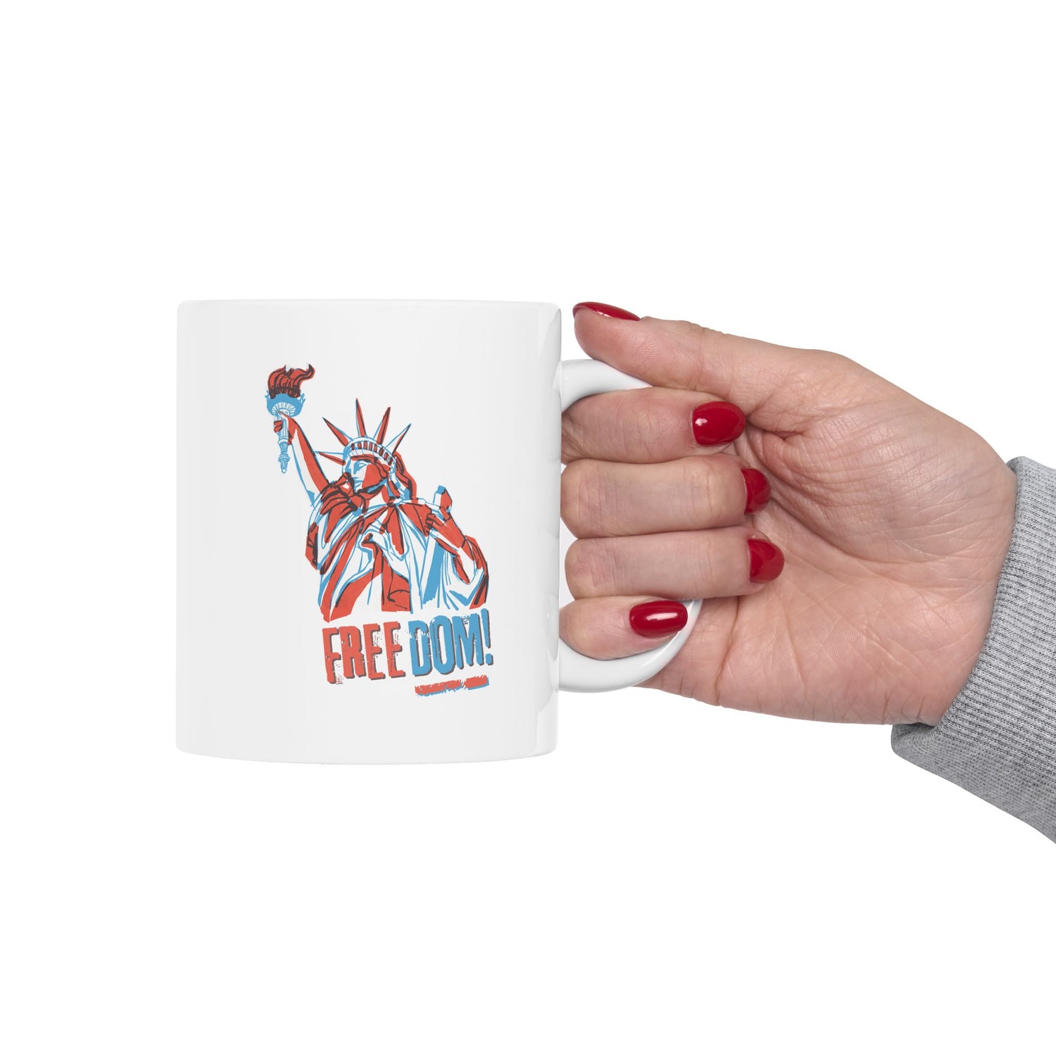 USA Freedom Ceramic Mug, (11oz, 15oz)