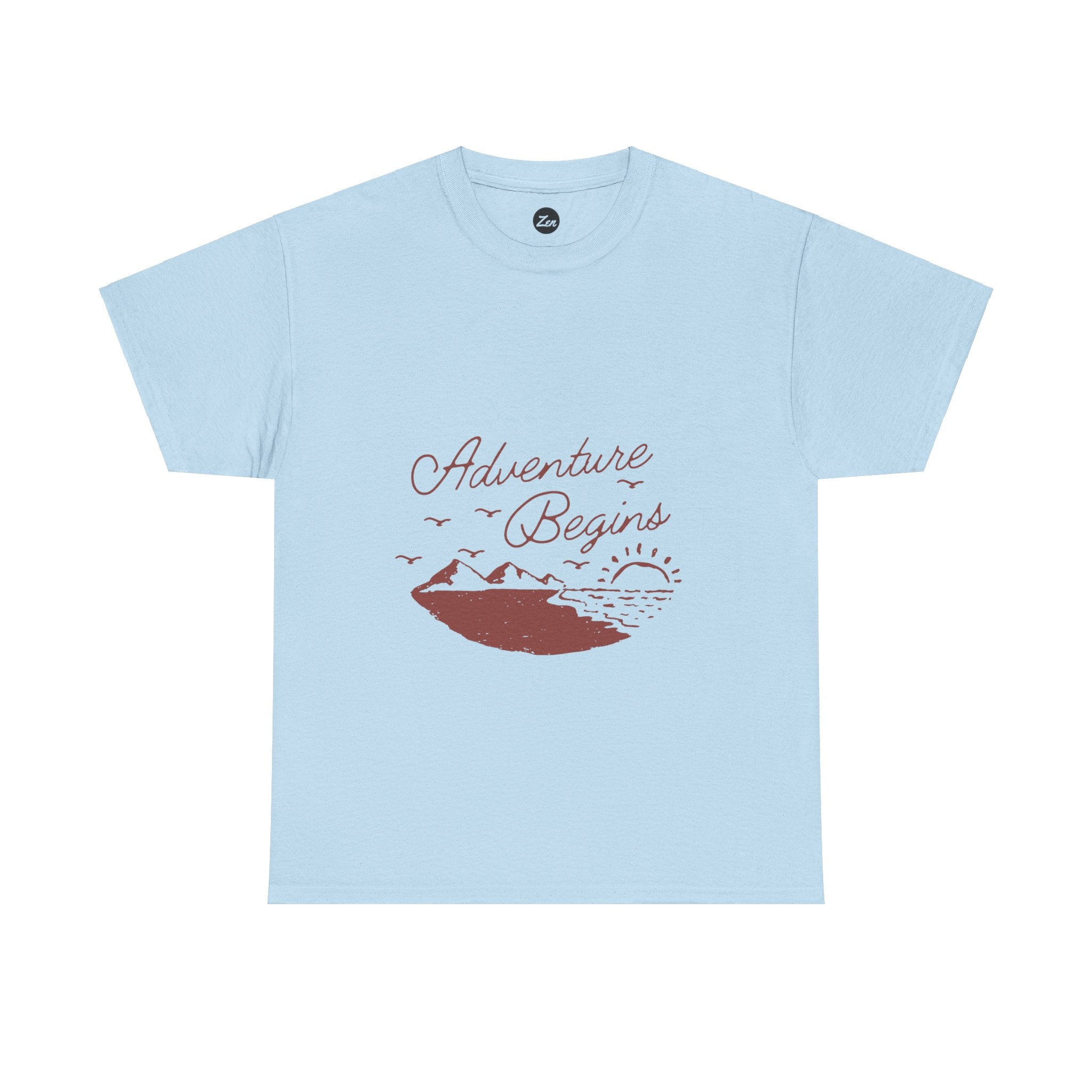 Adventure Begins Unisex Heavy Cotton Tee