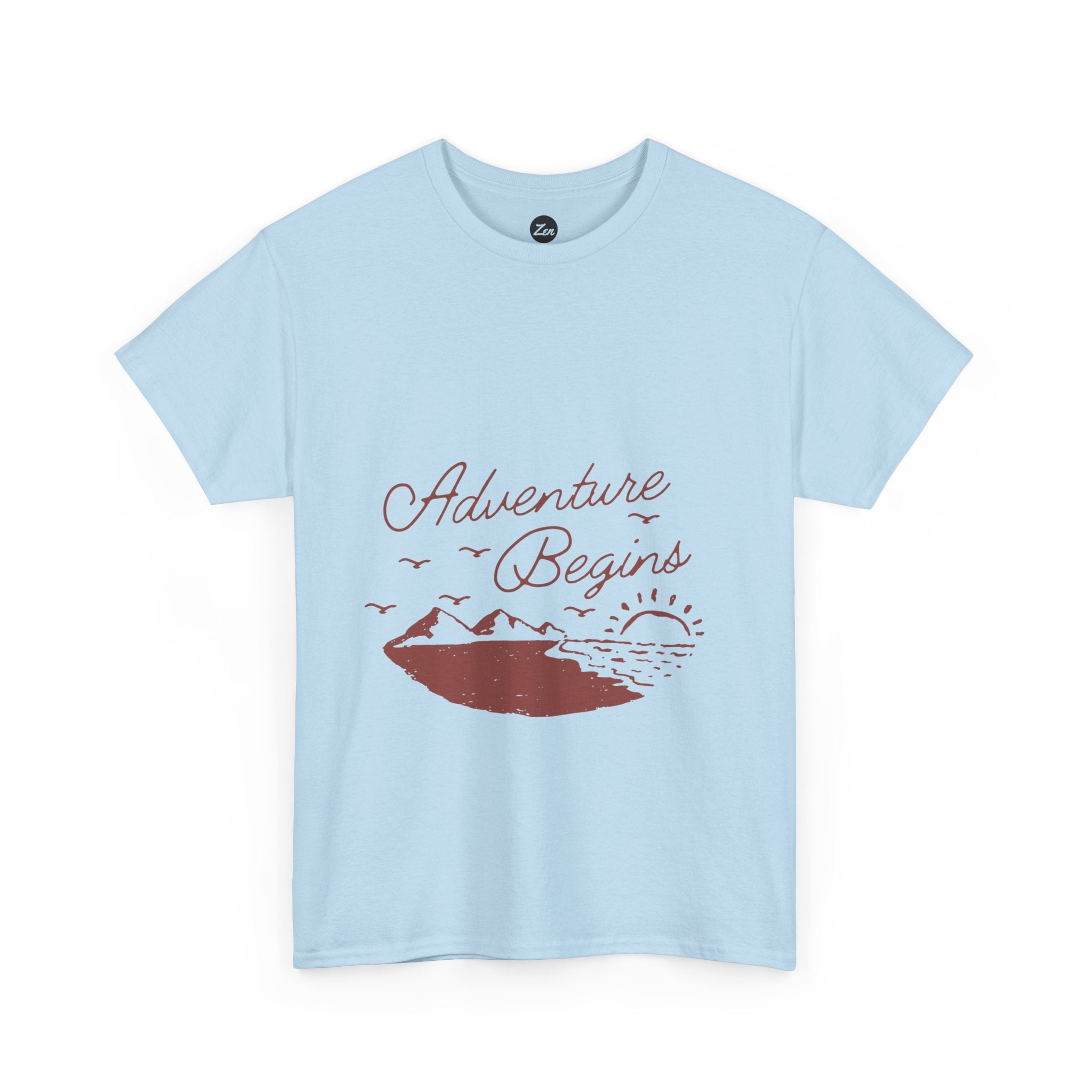 Adventure Begins Unisex Heavy Cotton Tee