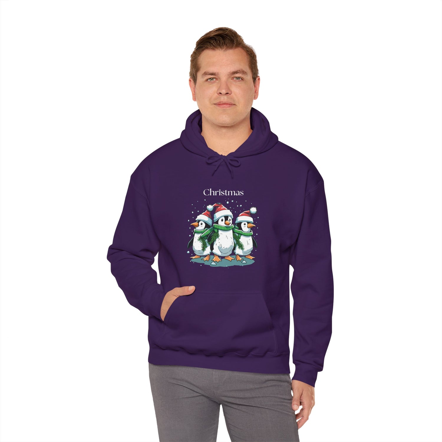 Christmas Unisex Heavy Blend™ Hooded Sweatshirt