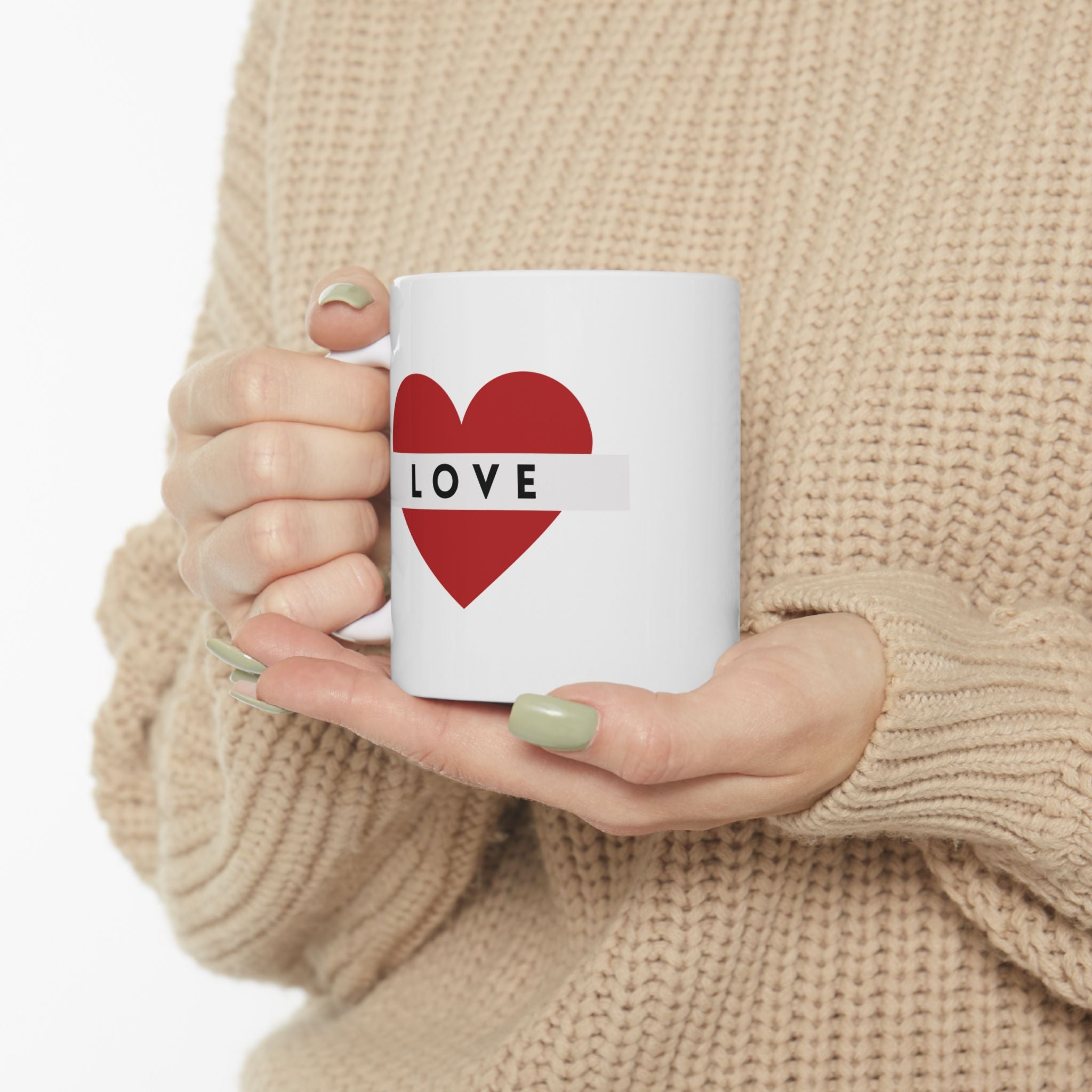 Love Ceramic Mug, (11oz, 15oz)